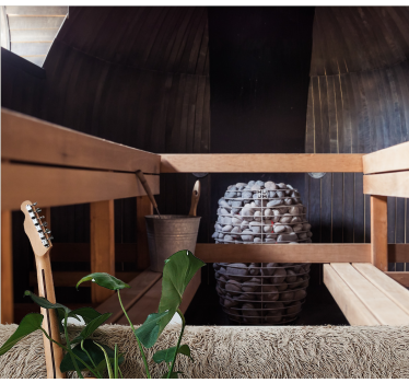 Fototapete Städte und Länder Loyly sauna finnland - TenStickers