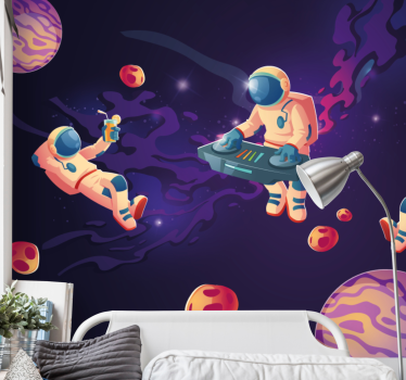 Fototapete weltraum astronauten im all - TenStickers