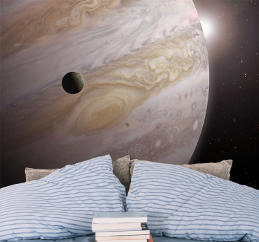 Fototapete Weltraum jupiter und mond - TenStickers