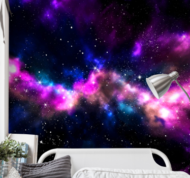 Fototapete weltraum kosmische nebellandschaft - TenStickers
