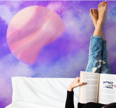 Fototapete weltraum kosmische planeten-sphäre - TenStickers