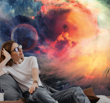 Fototapete weltraum kosmische wirbelnebel - TenStickers