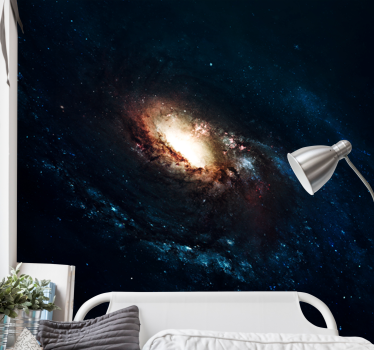 Fototapete weltraum mit galaktischem wirbel-design - TenStickers