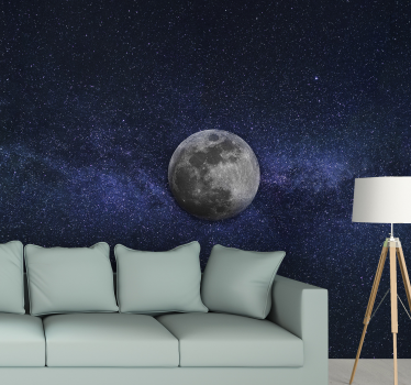 Fototapete weltraum mondlandschaft - TenStickers