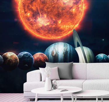 Fototapete weltraum planetensystem - TenStickers