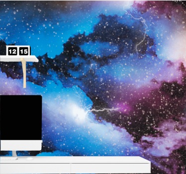 Fototapete weltraum sternen-galaxie nebel - TenStickers