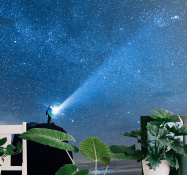 Fototapete weltraum sternenhimmel erkundung - TenStickers