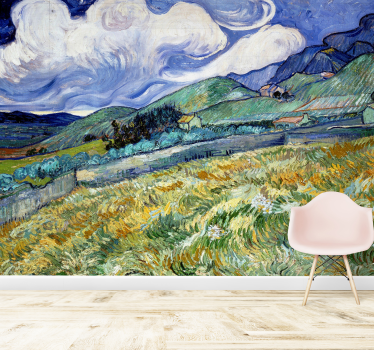 Van Gogh Gemälde Tapete Büro - TenStickers