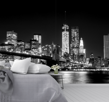 New York East River Skyline Fototapete - TenStickers