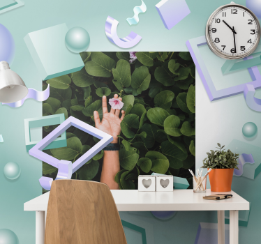 Personalisierte Fototapete 3d-effekt fotomural mit foto - TenStickers