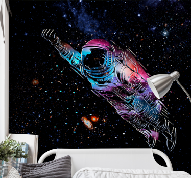 Weltraum Fototapete Astronaut im weltraumkonzept - TenStickers
