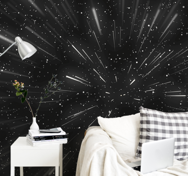 Hyperraum Fototapete Schlafzimmer - TenStickers