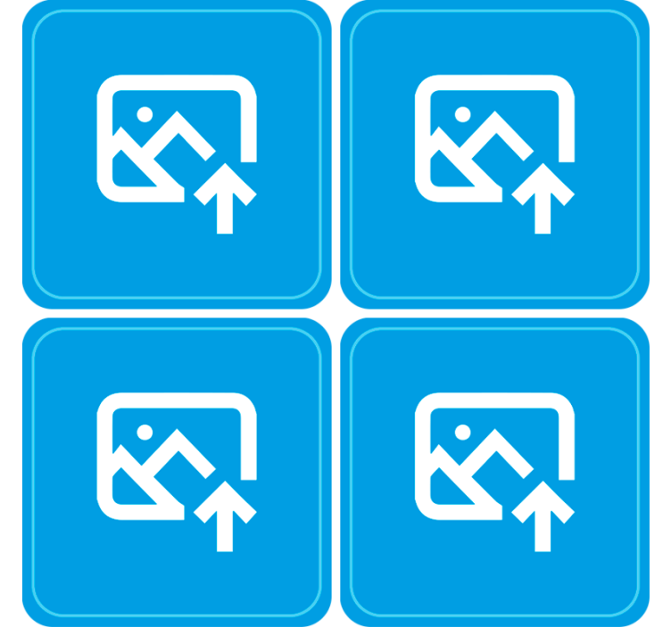 Untersetzer personalisiert Paar foto - TenStickers