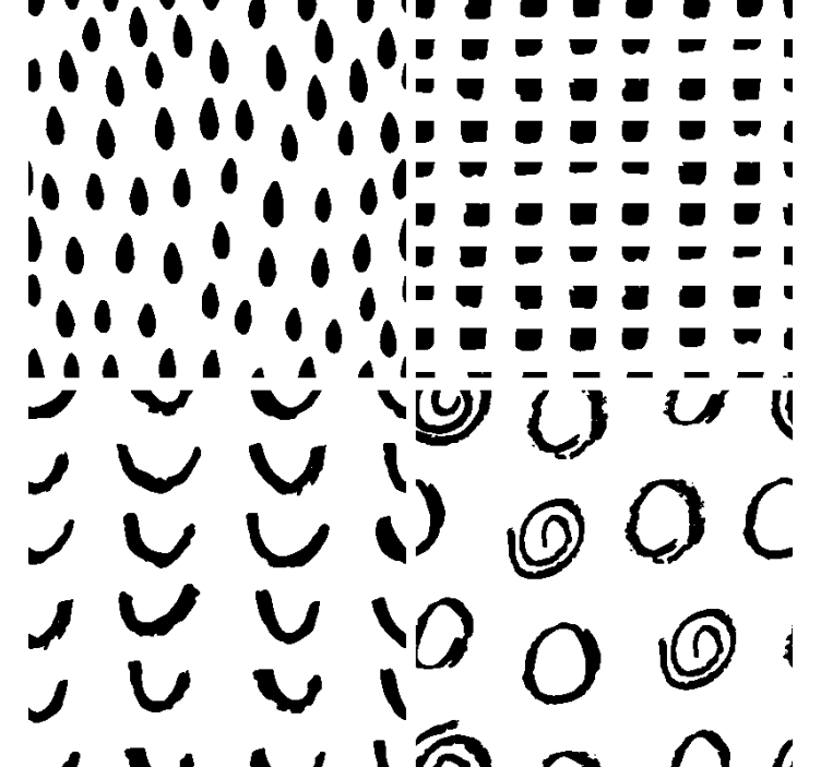 Untersetzer Modern Verschiedene Muster - TenStickers