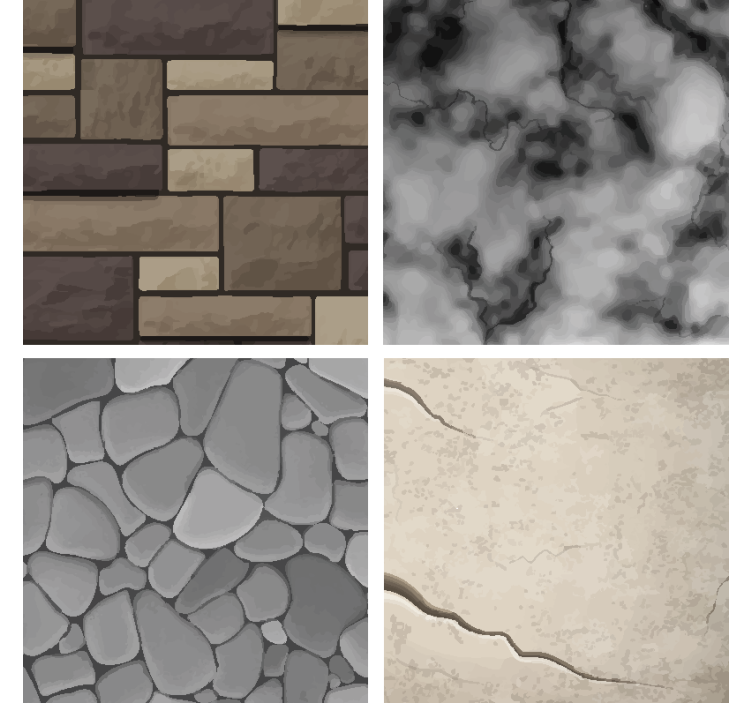 Untersetzer Muster Realistische texturen - TenStickers