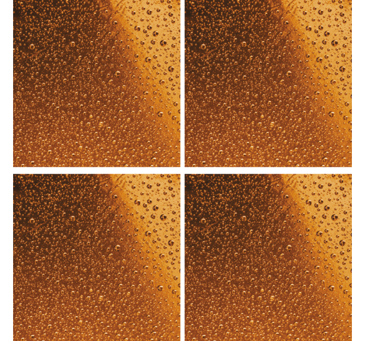 Untersetzer Bier dunkle Bier Textur - TenStickers