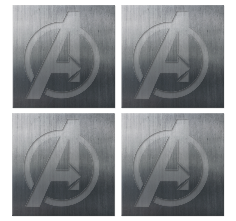 Untersetzer Freak Superhelden 'a - TenStickers