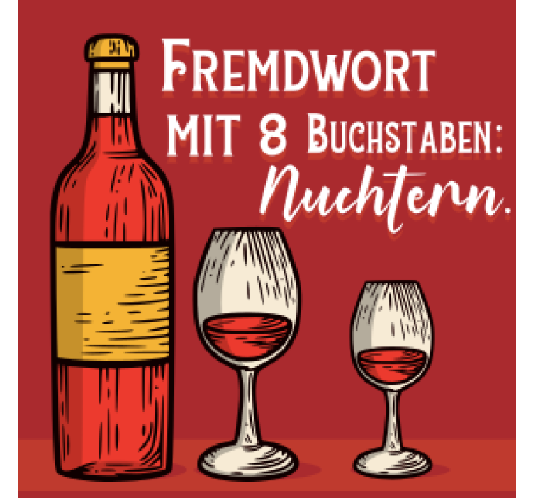 Untersetzer Bier Nüchternes zitat - TenStickers