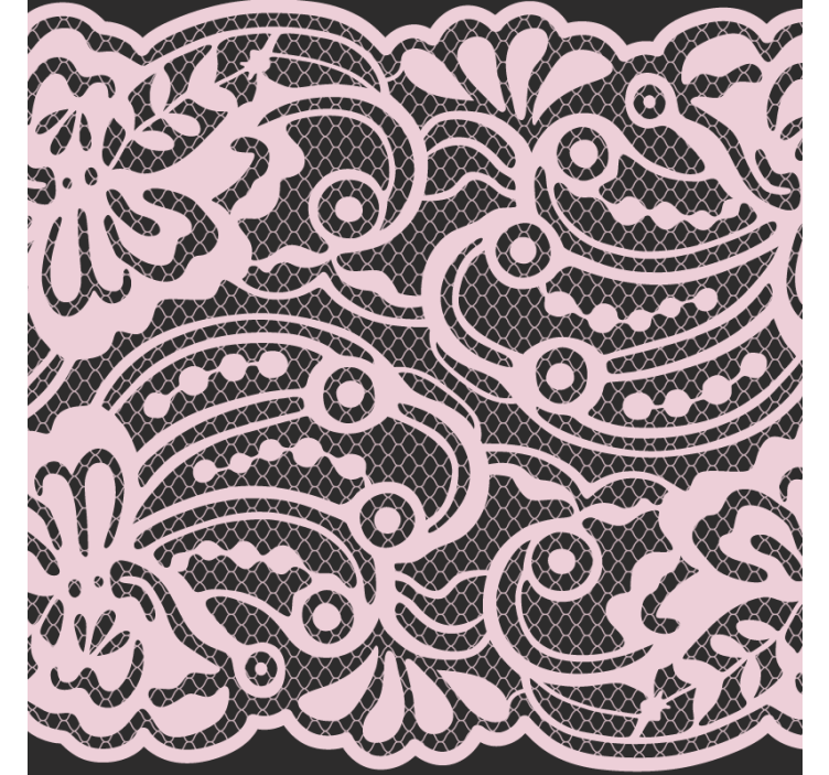 Untersetzer modern mit elegantem spitzenmuster - TenStickers