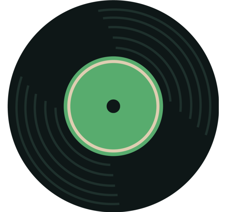 Untersetzer vintage Disco-set für jedes set - TenStickers