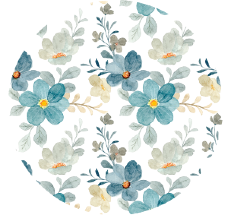 Untersetzer modern mit botanisch strukturiertem finish - TenStickers