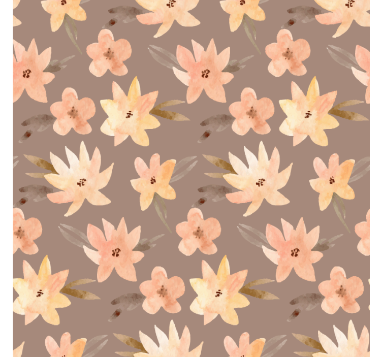 Untersetzer mit botanischem motiv - TenStickers