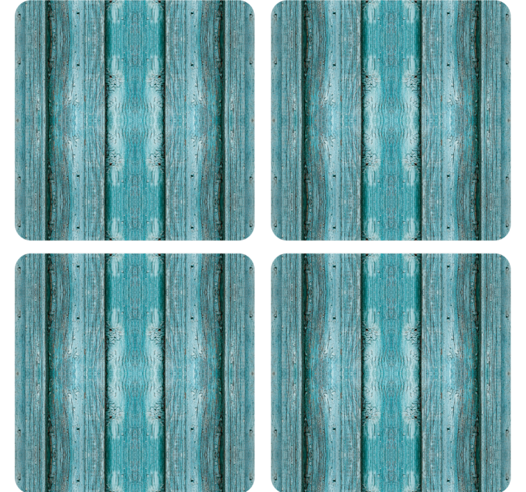Untersetzer mit strukturiertem holzoberfläche - TenStickers
