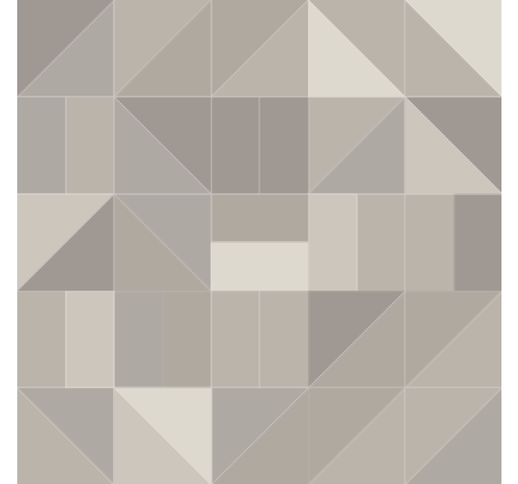 Untersetzer mit geometrischem dreiecksmuster - TenStickers