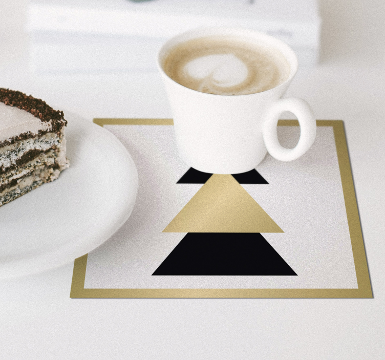 Untersetzer Weihnachten Weihnachten elegantes baummuster - TenStickers