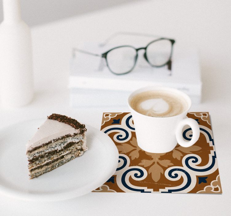 Untersetzer Fliese Fliesen im zementstil - TenStickers