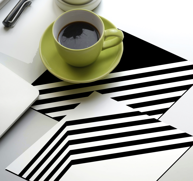 Untersetzer Modern Moderne Streifen - TenStickers