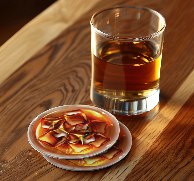 Untersetzer whiskyglas - TenStickers
