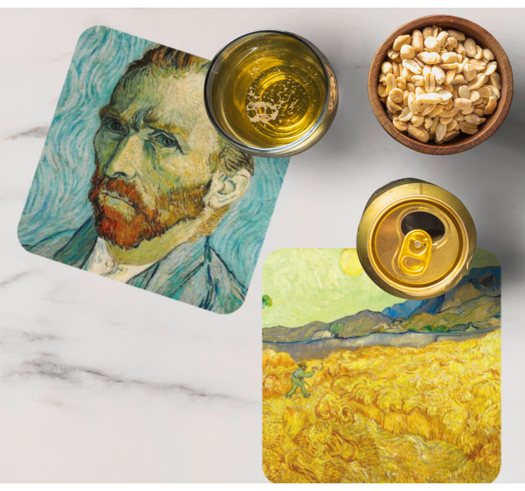 Van goghs kunst mehr Untersetzer - TenStickers