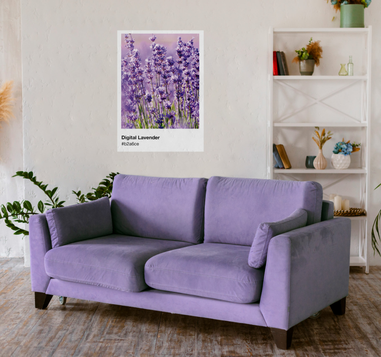 Pantone digitales lavendelposter - TenStickers
