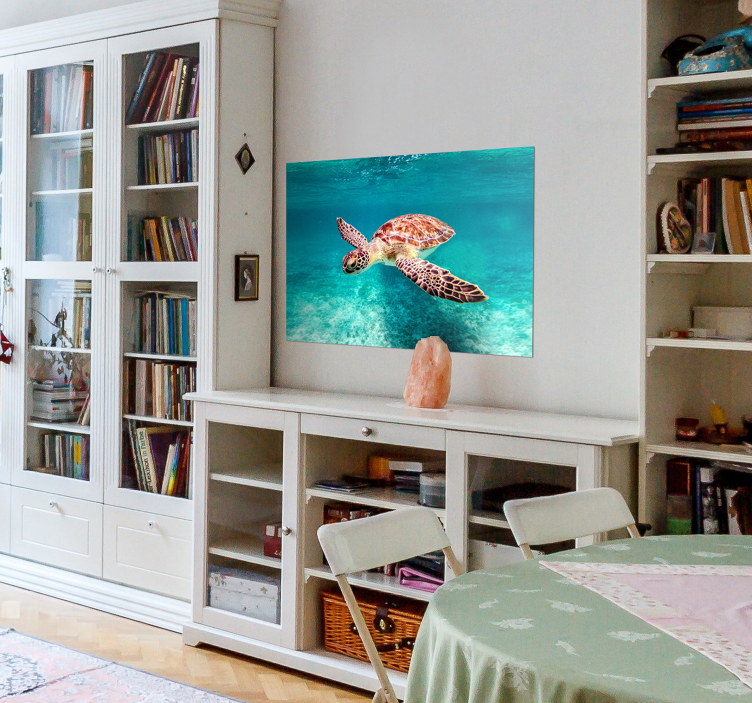 Poster sonstige Tiere meeresschildkröte - TenStickers