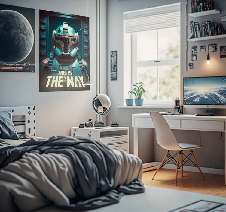 80er kopfgeldjäger filmplakat - TenStickers