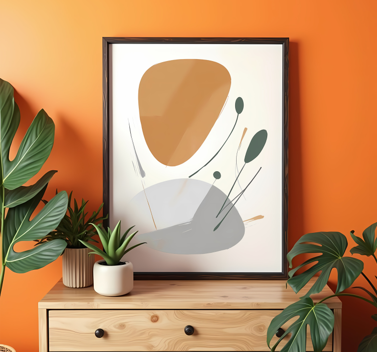 Poster abstrakt künstlerische störung - TenStickers