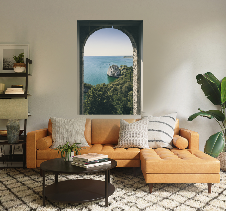 Landschaftsplakat mit meerblick - TenStickers