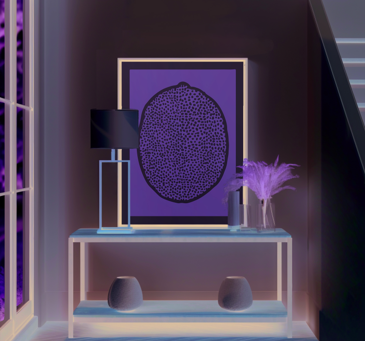 Nordisches Poster limettenscheiben - TenStickers