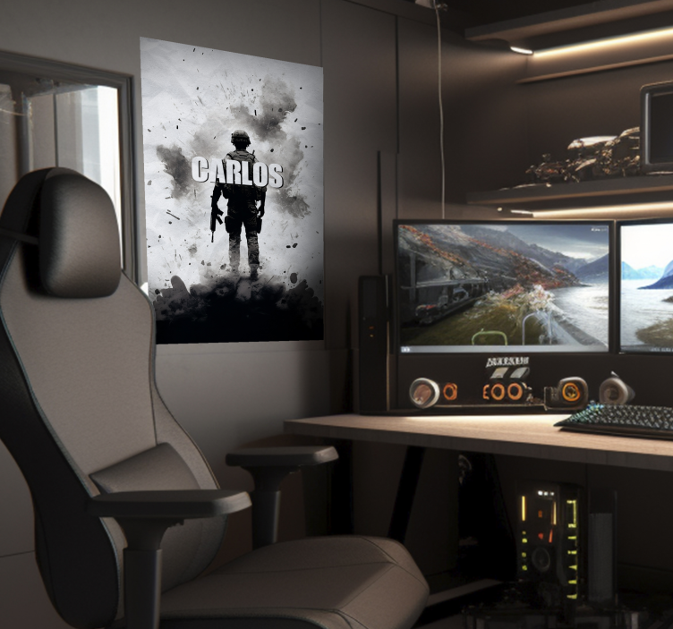 Poster Teenagerzimmer Krieger - TenStickers