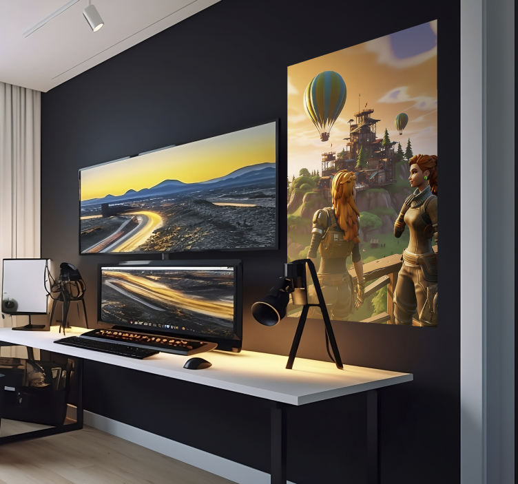 Poster Teenagerzimmer Mädchen Soldatinnen  - TenStickers