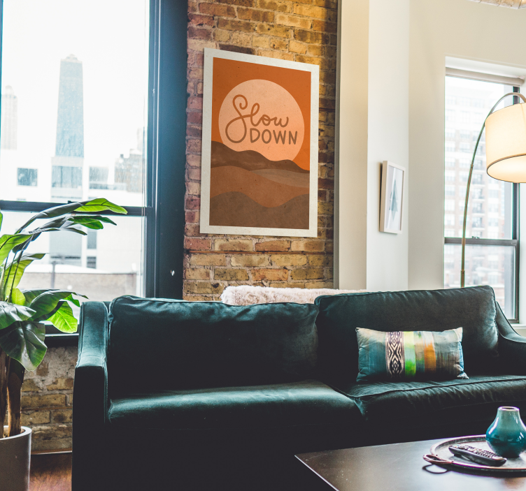 Textplakatdruck verlangsamen - TenStickers