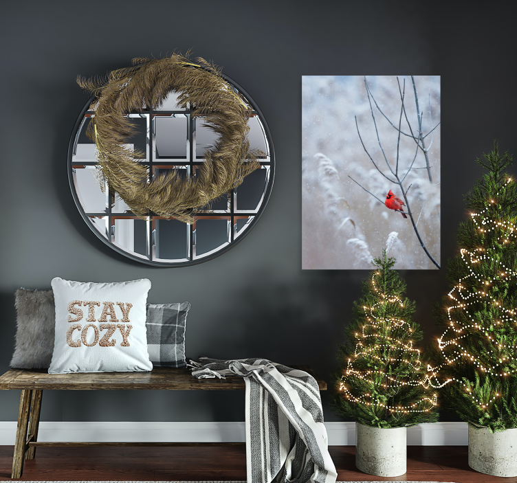 Weihnachtsvogel-plakatdruck - TenStickers