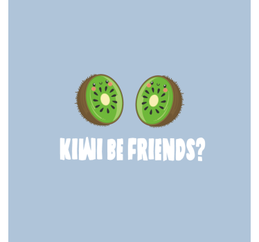 Poster küche lustiger spruch mit kiwis - TenStickers