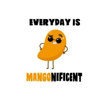 Poster küche lustiger spruch mit mango - TenStickers