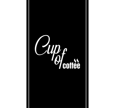 Poster küche tasse kaffee minimalistischer stil 4 - TenStickers