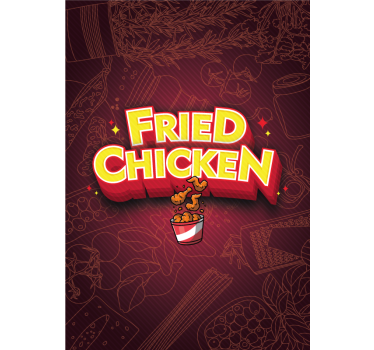 Poster küche graffiti taco und fried chicken - TenStickers