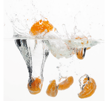 Poster küche früchte im wasser - TenStickers