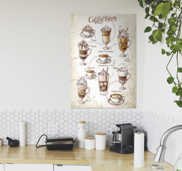 Kaffee-plakatdruck - TenStickers