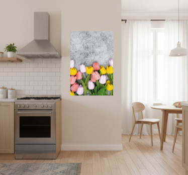 Poster küche Ähnliche tulpenblumen - TenStickers